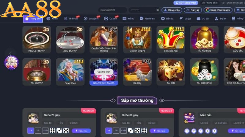 Các trò chơi casino phổ biến tại aa88